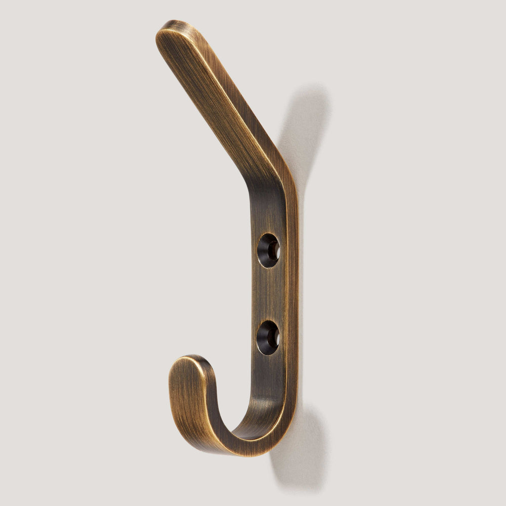 HOFFMAN 90mm Hook - Antique Brass