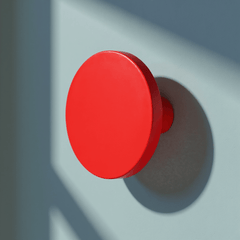 Plank Hardware Accessories LOVELL Circular Hook - Red