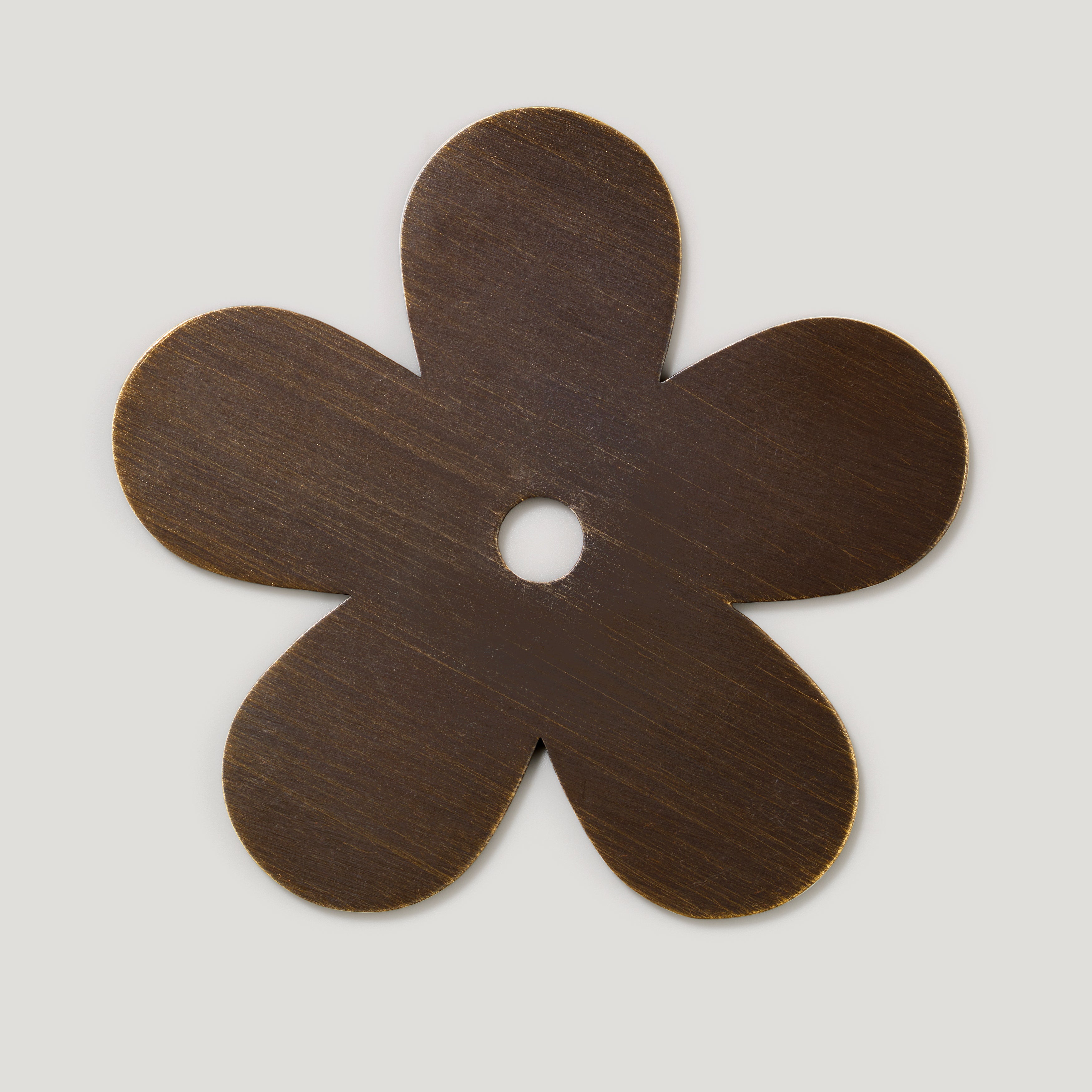 Plank Hardware Cabinetry ADA Flower Backplate - Antique Brass