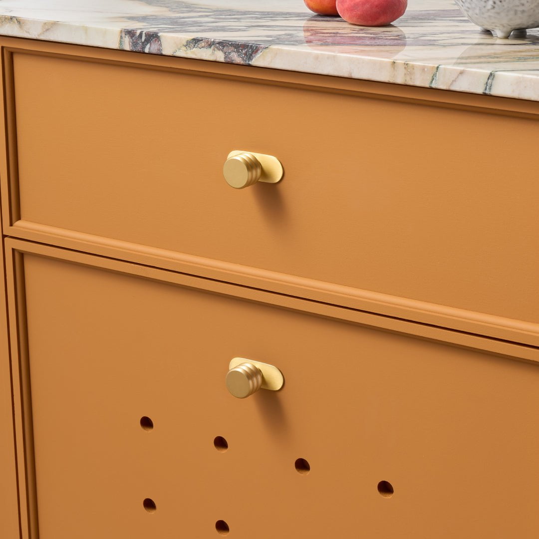 Plank Hardware Cabinetry ALVA 30mm Knob - Brass