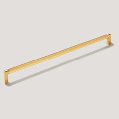 Plank Hardware Cabinetry 375mm (365mm CC) / Handle Only BECKER Grooved D-Bar Handle - Brass