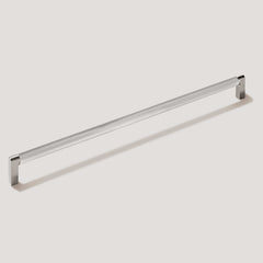 Plank Hardware Cabinetry 375mm (365mm CC) BECKER Grooved D-Bar Handle - Stainless Steel
