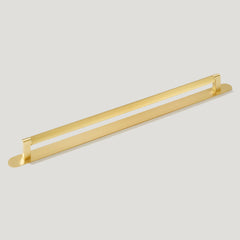 Plank Hardware Cabinetry BECKER Heavyweight 470mm D Bar Handle - Brass