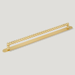 Plank Hardware Cabinetry BOBBIN 476mm Heavyweight Handle - Brass
