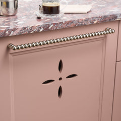 Plank Hardware Cabinetry 476mm (457mm CC) BOBBIN 476mm Heavyweight Handle - Polished Nickel