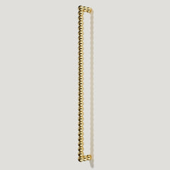 Plank Hardware Cabinetry 476mm (457mm CC) BOBBIN 476mm Heavyweight Handle - Unlacquered Brass