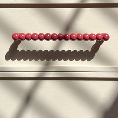 Plank Hardware Cabinetry BOBBIN D-Bar Handle - Burgundy