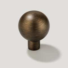 Plank Hardware Cabinetry BOBBIN Knob - Antique Brass