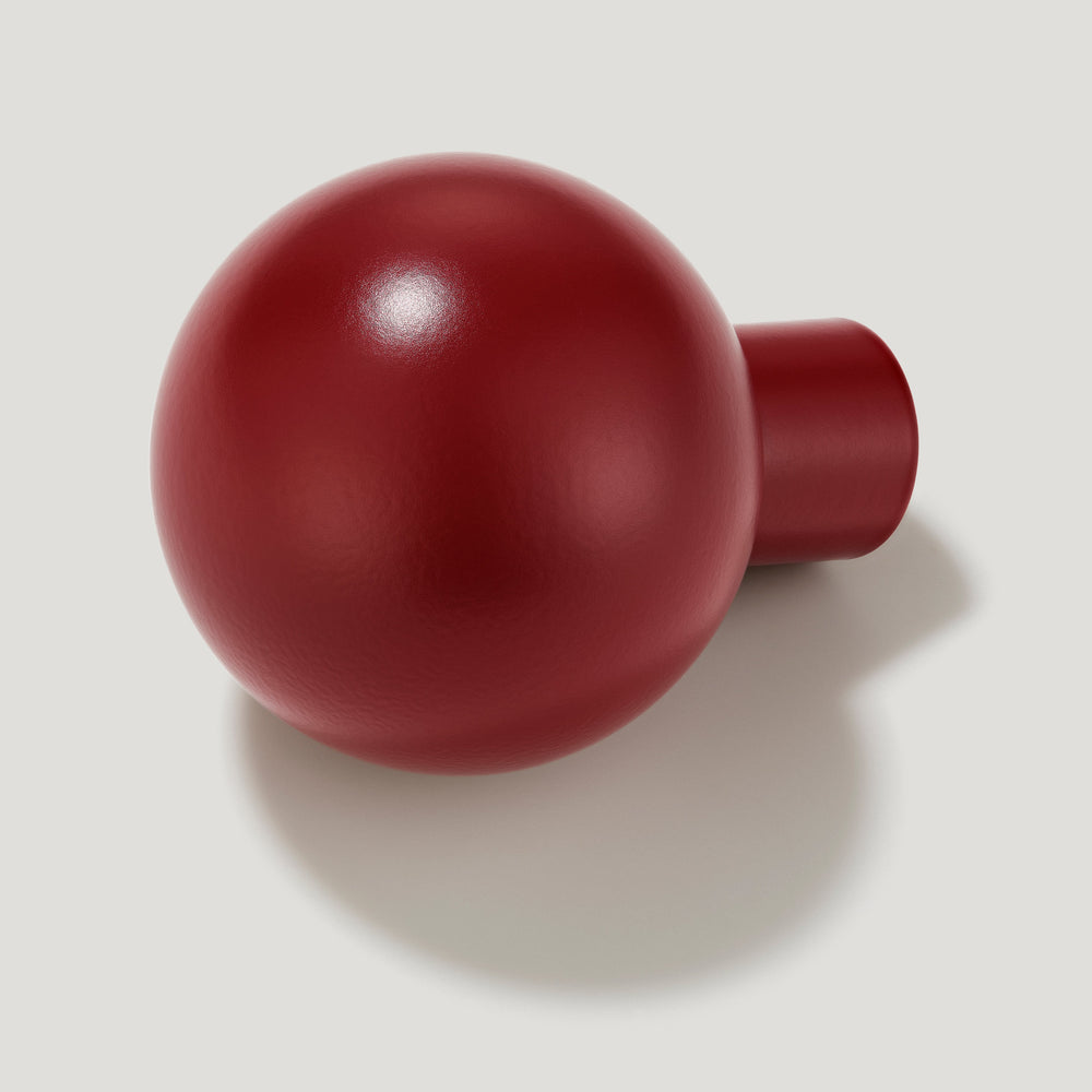 BOBBIN Rounded Knob - Burgundy