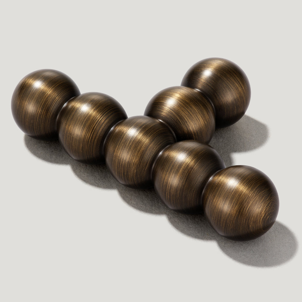 Poignée simple en T BOBBIN - Laiton antique