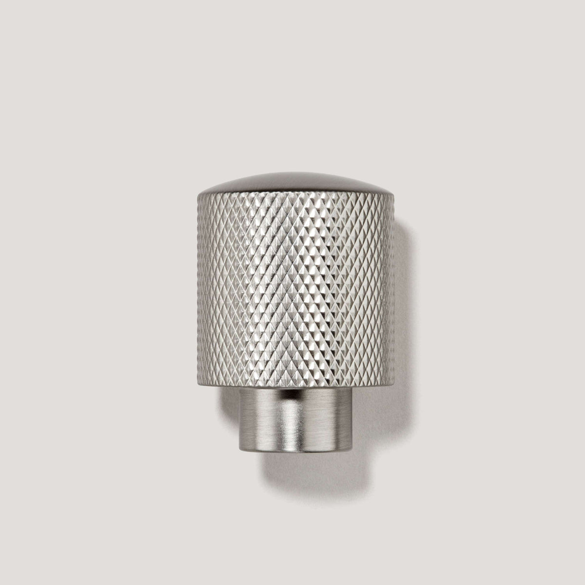 Stainless Steel Cabinet Knob | Knurled Hardware – Plank Hardware