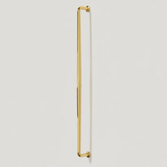Plank Hardware Cabinetry 476mm (457mm CC) / Handle Only GRAYSON Heavyweight Handle - Unlacquered Brass