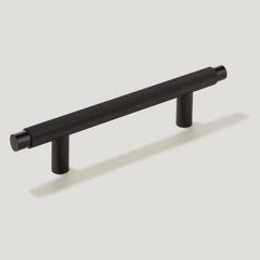 Plank Hardware Cabinetry KEPLER Knurled T Bar Handle - Black