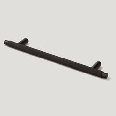 Plank Hardware Cabinetry KEPLER Knurled T Bar Handle - Black