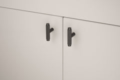 Plank Hardware Cabinetry KEPLER Single T - Black