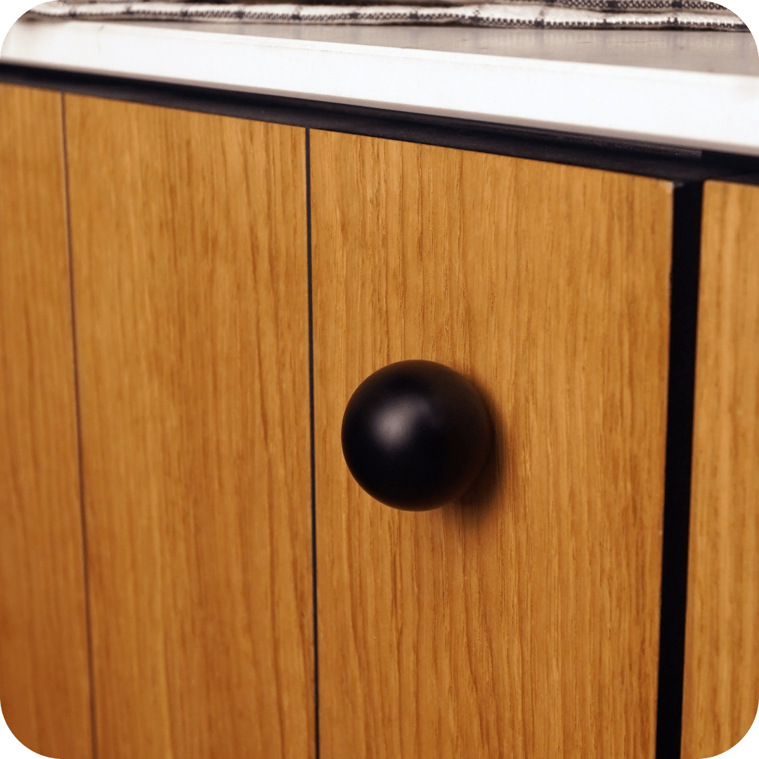 Sphere Cabinet Knob  Round Brass Knobs – Plank Hardware