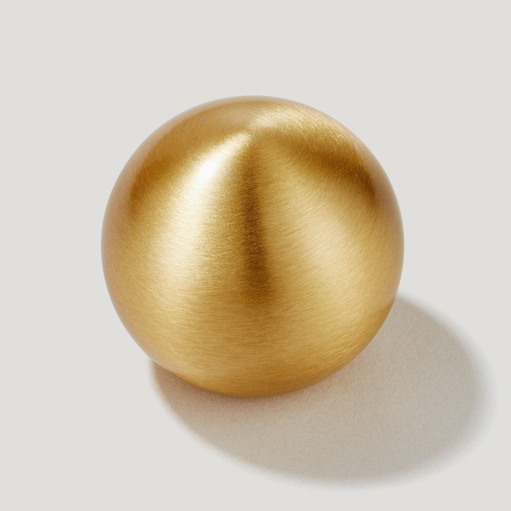 Bouton rond KOJI - Laiton