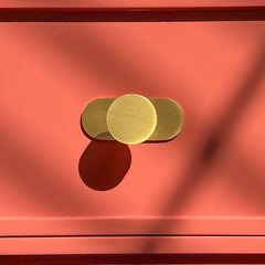 Plank Hardware Cabinetry LOVELL Circular Knob - Brass