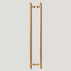 Plank Hardware Cabinetry STURDY Back to Back Handle Fitting - Brass
