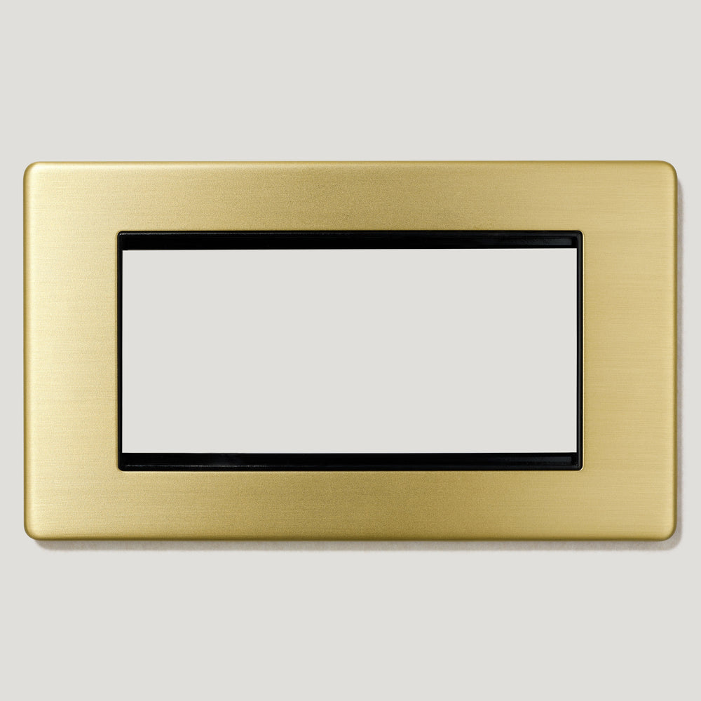 2G Euro Plate - Brass