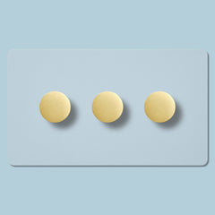 Plank Hardware Electric MAXWELL 3G Paintable Dimmer Switch - Brass