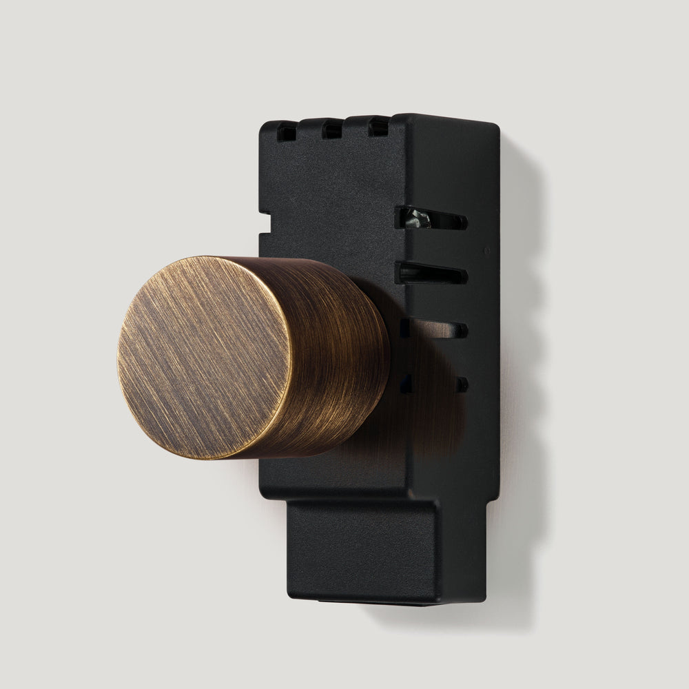 MAXWELL Smooth Intermediate Dummy Dimmer Switch - Antique Brass