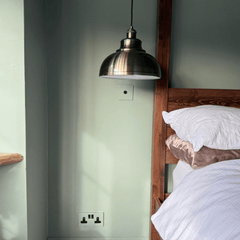 Plank Hardware Electric PARKER Paintable Double Plug Socket - Black