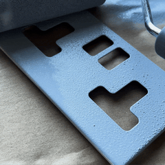 Plank Hardware Electric PARKER Paintable Double Plug Socket - White