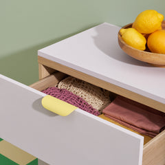 Plank Hardware Handles & Knobs MERCURY Curved Lip Pull Handle - Lemon Yellow