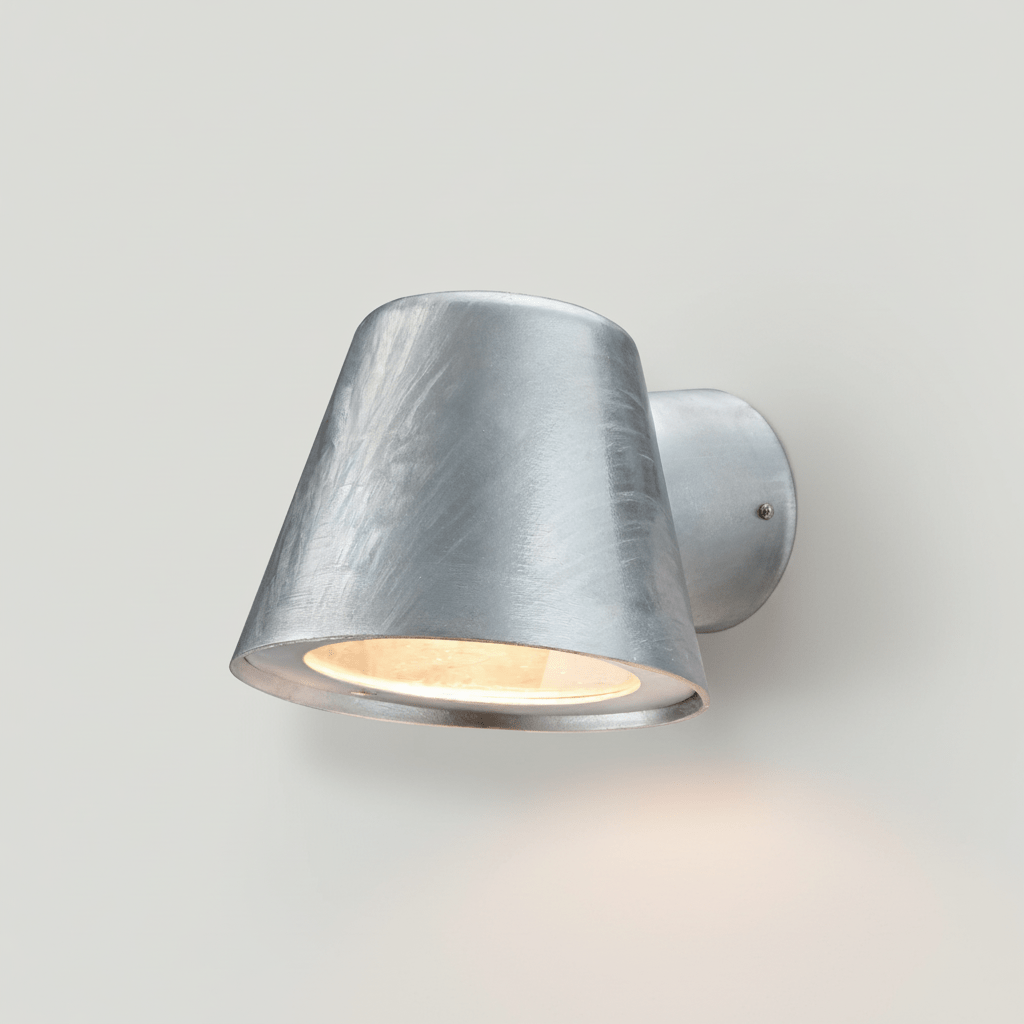 Plank Hardware Lighting ALERIA Wall Light - Galvanised Steel