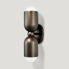 Plank Hardware Lighting JENSEN Double Wall Spotlight - Antique Brass
