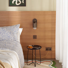 Plank Hardware Lighting JENSEN Singular Wall Spotlight - Antique Brass