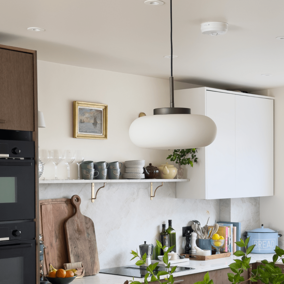 Plank Hardware Lighting MARIN Glass Pendant Light - Antique Brass