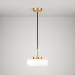 Plank Hardware Lighting MARIN Glass Pendant Light - Brass
