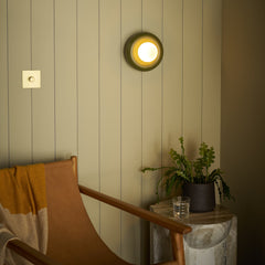 Plank Hardware Lighting NOVI Doughnut Wall Light- Khaki Green