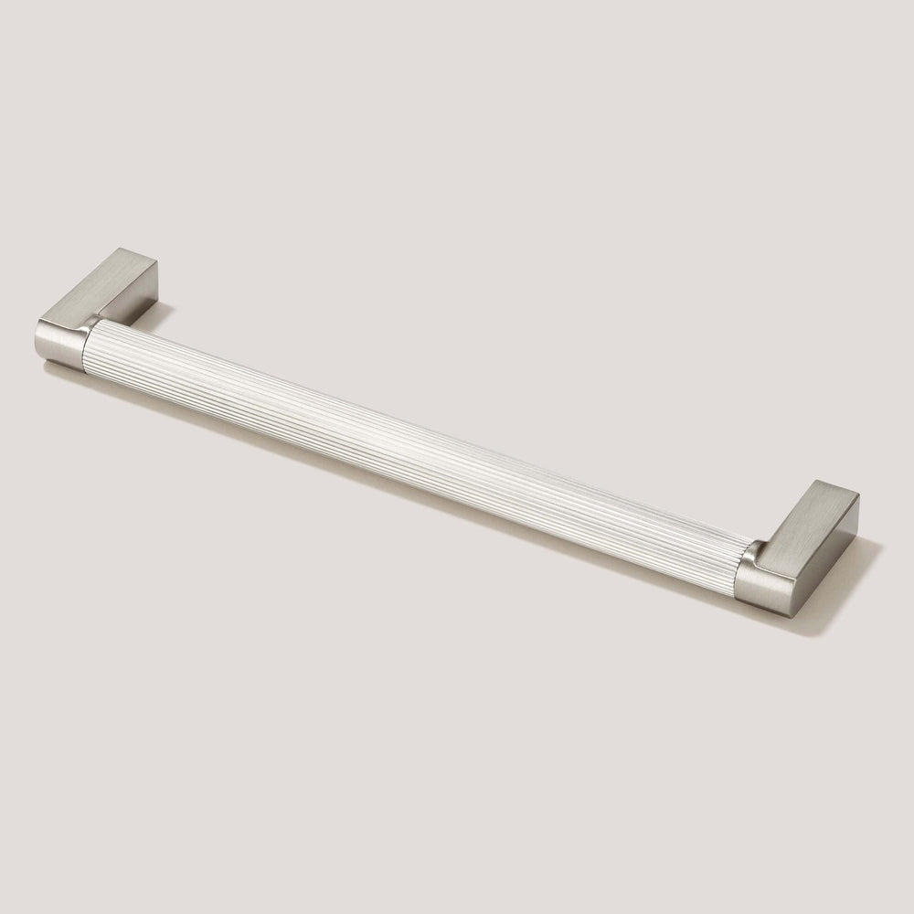 BECKER Grooved D-Bar Handle - Stainless Steel