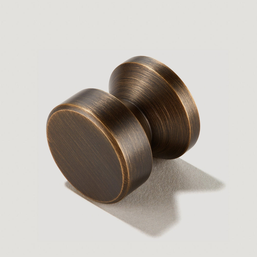 Bouton rond FELIX - Laiton antique