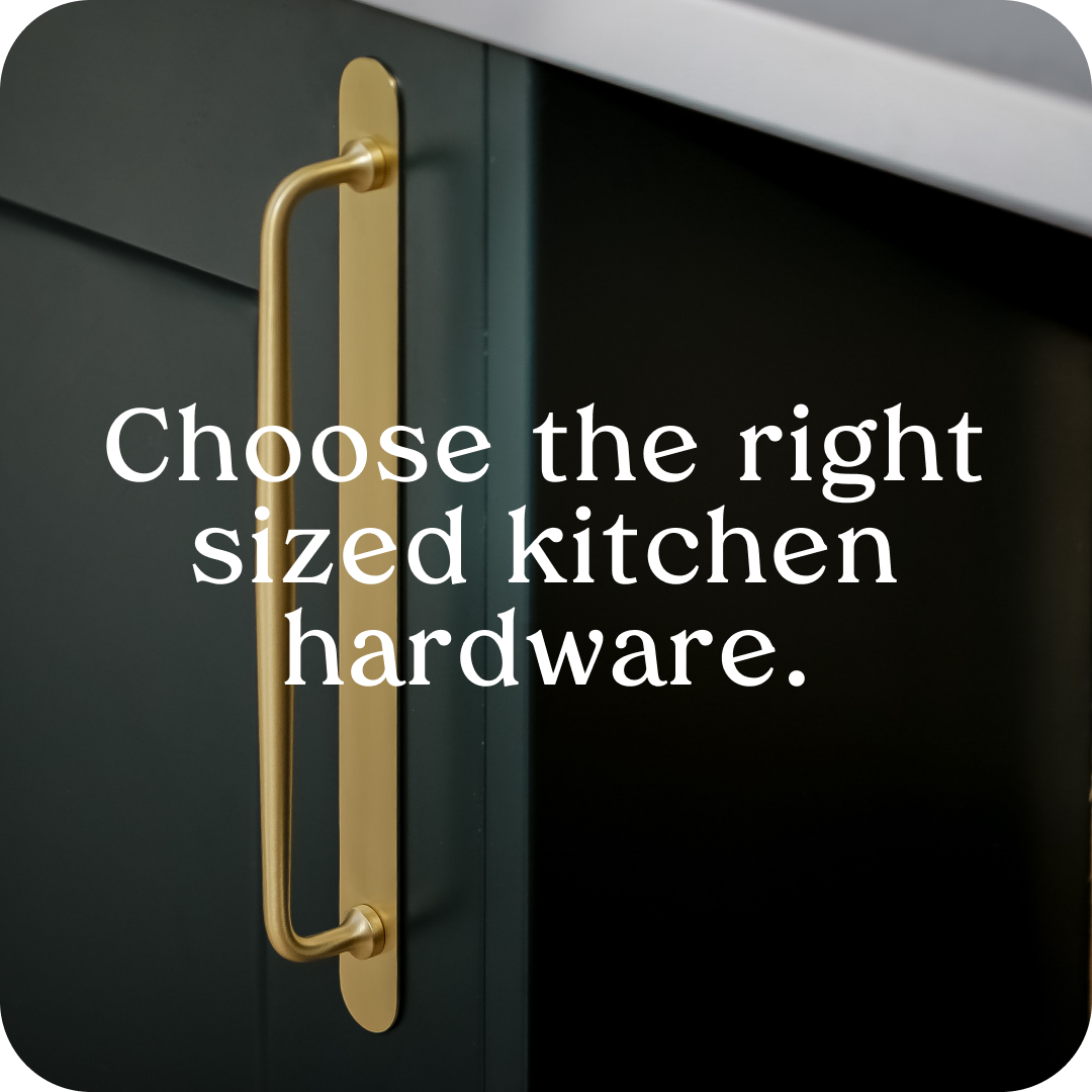 Choose The Right Sized Hardware For Kitchen Cabinets