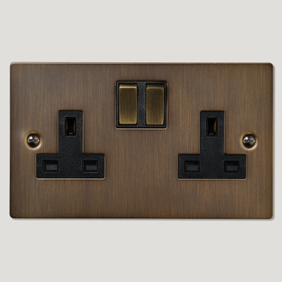 Brass Plug Sockets - Plank Hardware