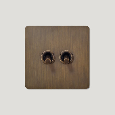 Brass Toggle Light Switches - Plank Hardware