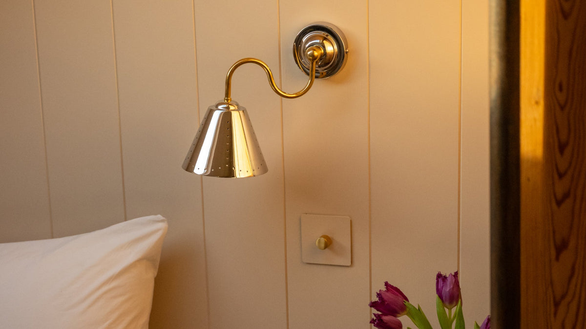 STELLA swivel wall light from the Good Bones lighting collection