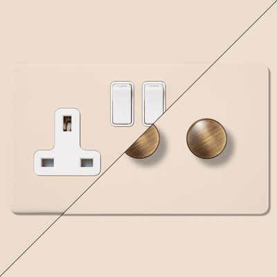 Paintable Light Switches & Plug Sockets - Plank Hardware