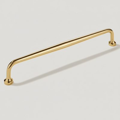 Plank Hardware unlacquered brass hardware collection styled in a home interior