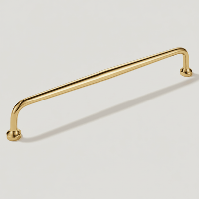 Unlacquered Polished Brass Cabinet Handles, Knobs & Hardware - Plank Hardware
