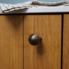 HALLEY Sphere Knob - Antique Brass