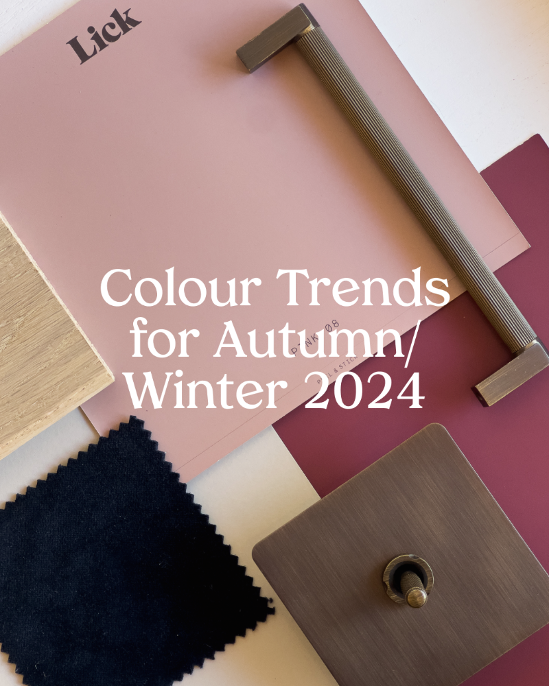 A guide to colour trends for Autumn and Winter 2024