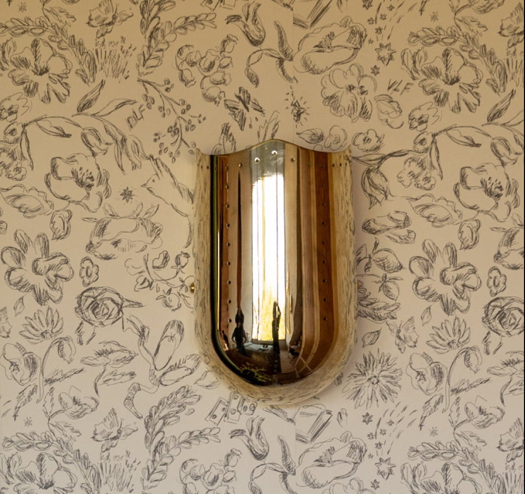 Domino Light in Unlacquered Brass – Plank Hardware