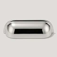Poignée de porte ALBANY 102 mm - Nickel poli
