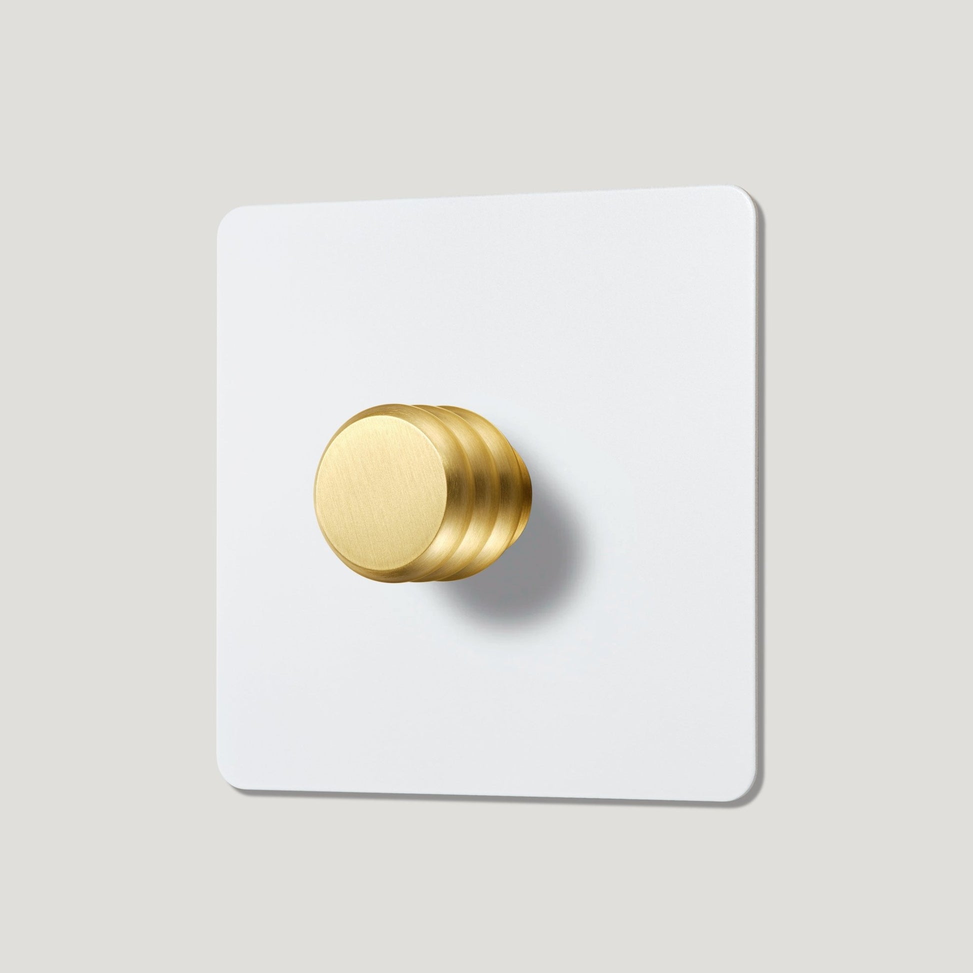 ALVA 1G Paintable Dimmer Switch - Brass - Plank Hardware