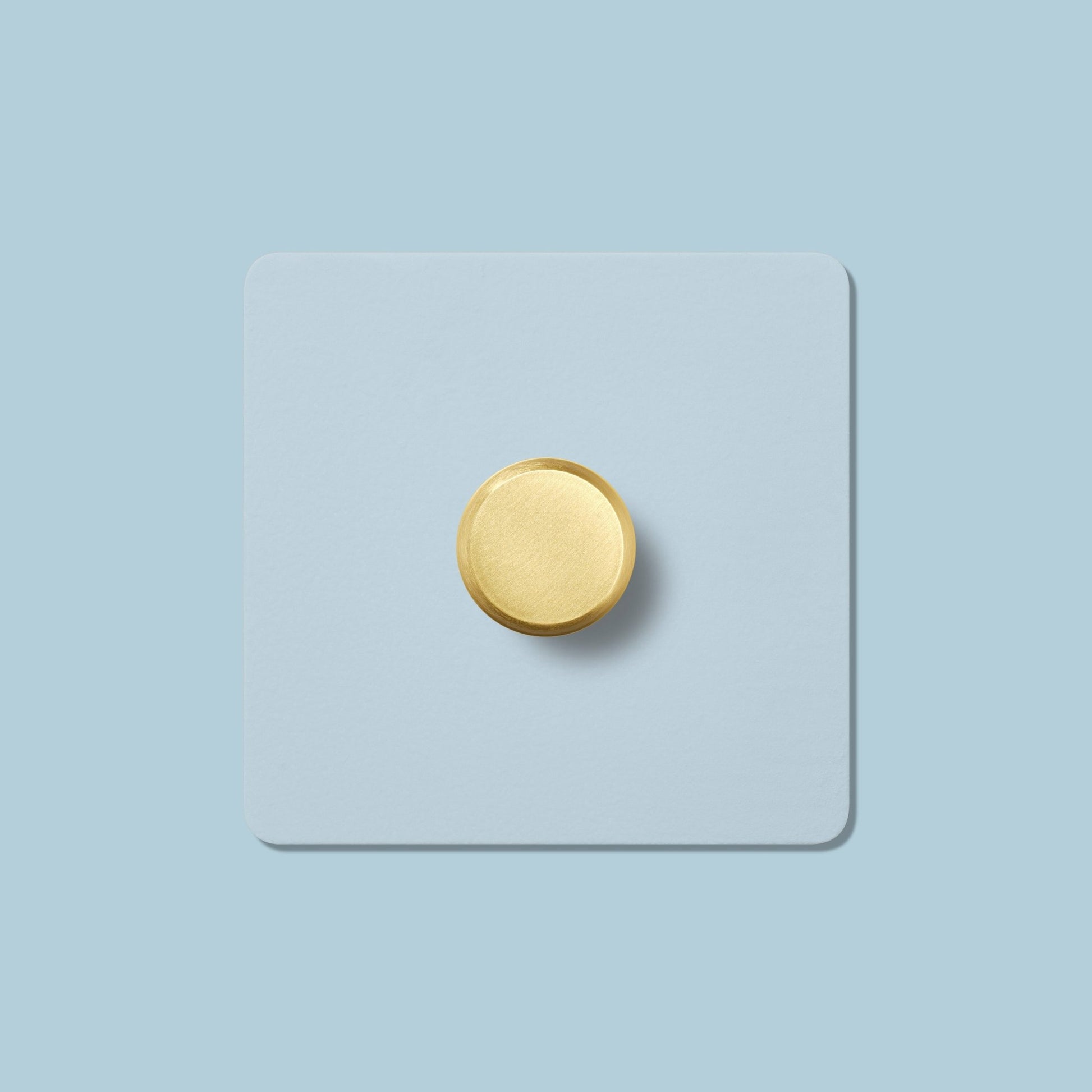 ALVA 1G Paintable Dimmer Switch - Brass - Plank Hardware